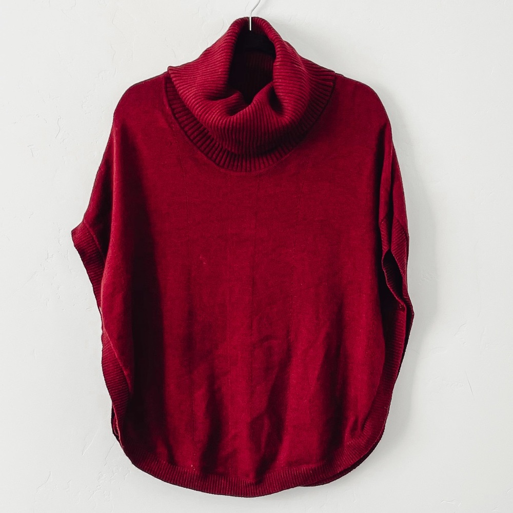 Maroon Turtleneck Sweater